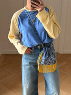 Bandana Fringebag Blue