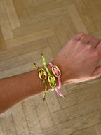 Button Bracelet Green