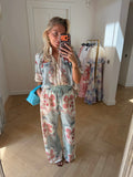 Floral Two-piece Turquoise