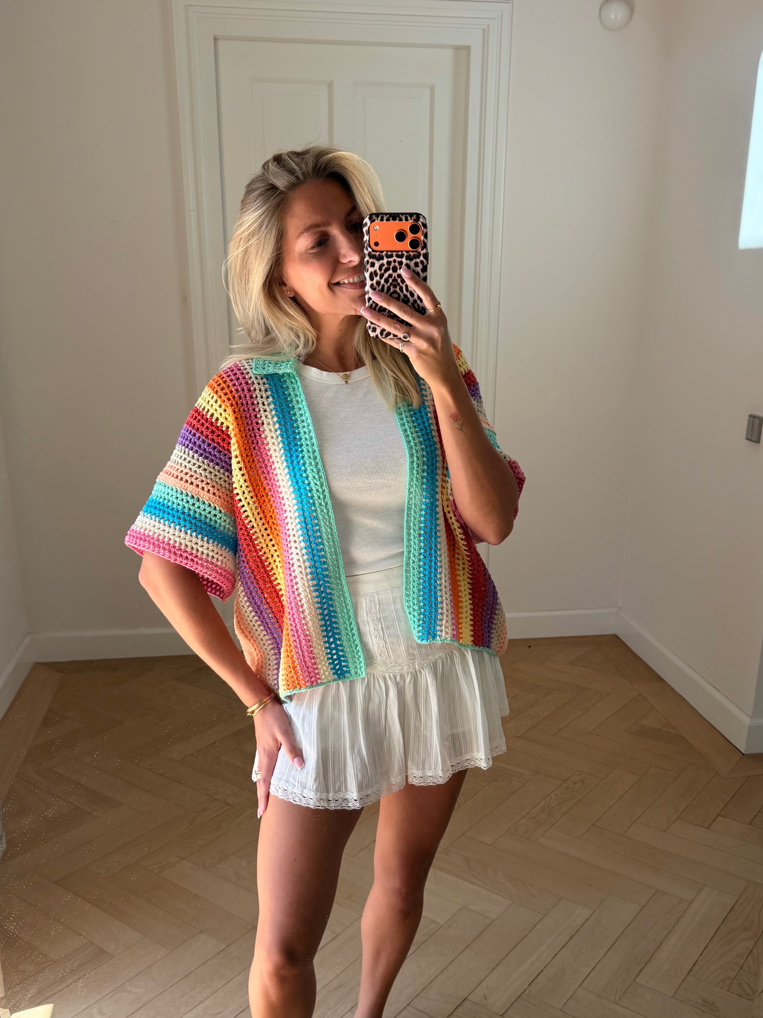 Candy Sunset Cardigan Turquoise