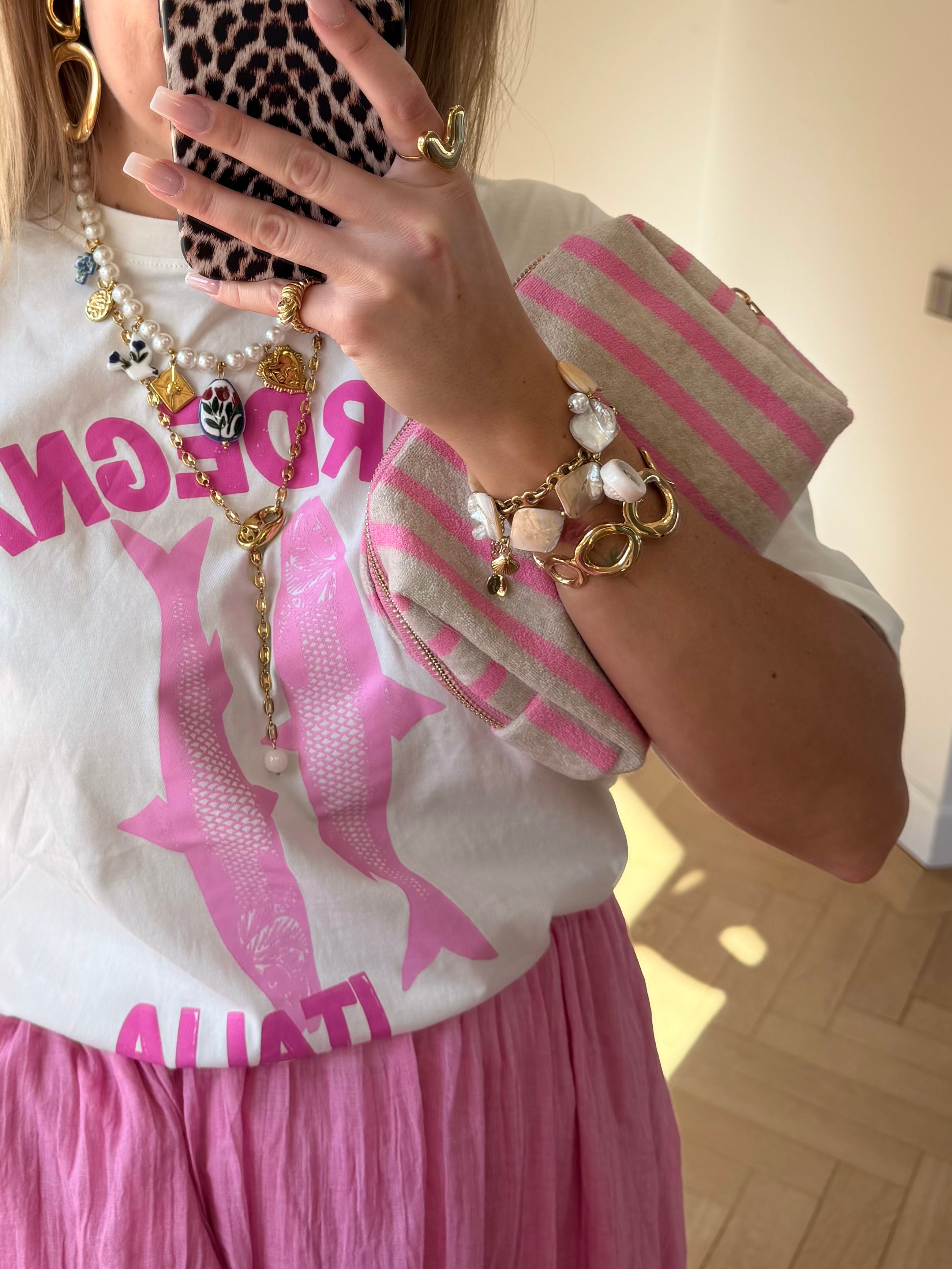 Terry Makeup Bag Pink