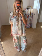 Floral Two-piece Turquoise