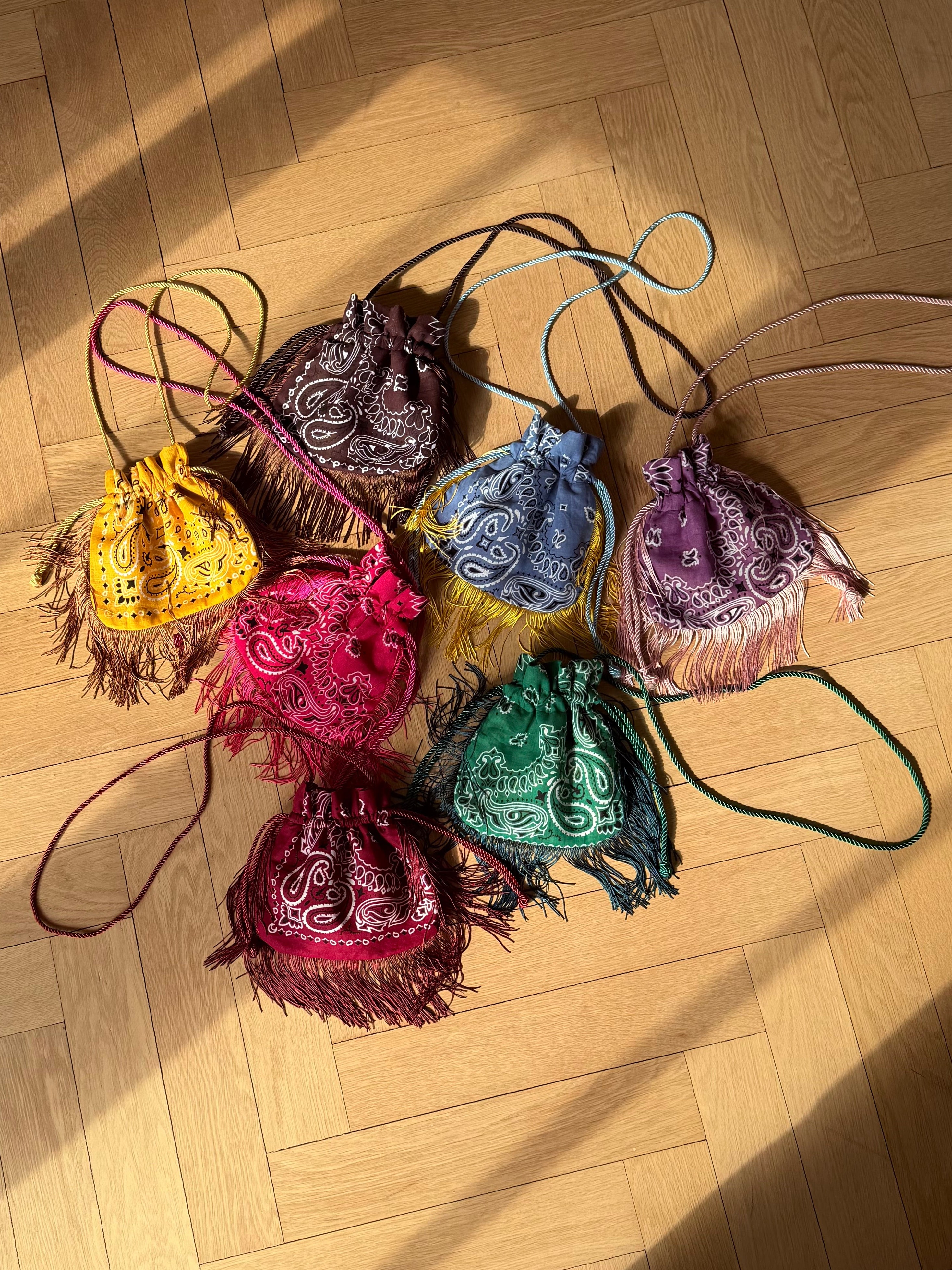Bandana Fringebag Pink
