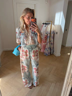 Floral Two-piece Turquoise