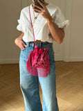 Bandana Fringebag Pink