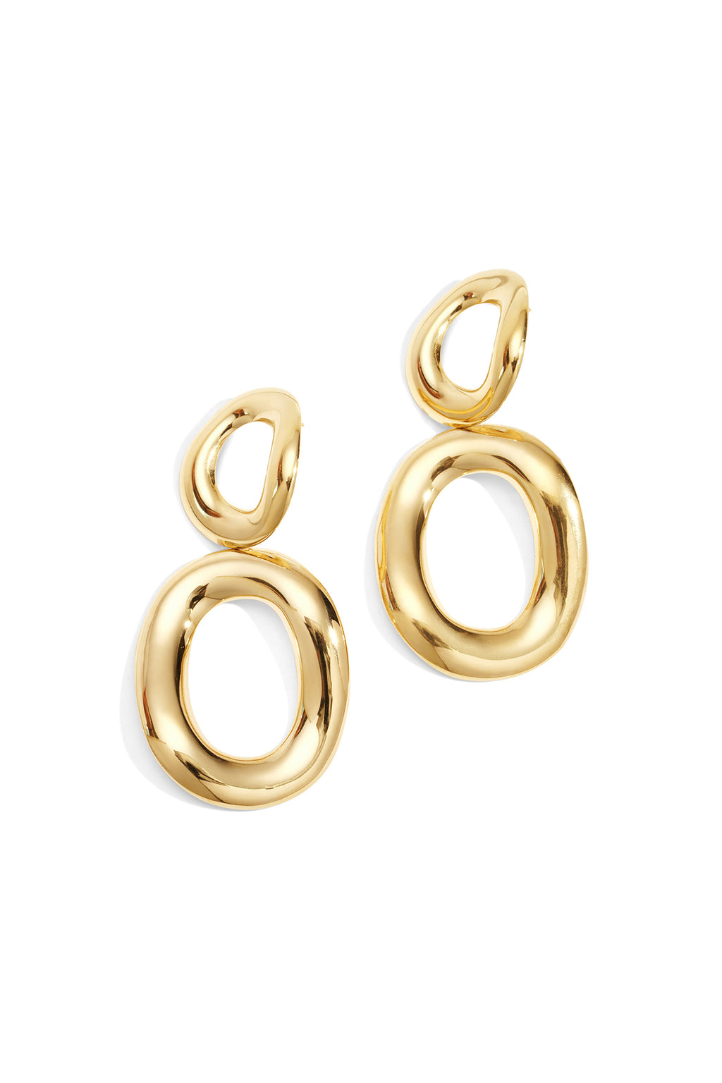 Stainless Steel Drop Earrings circle Casual Daily Simple Series Women's jewelry