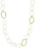 Oval link necklace