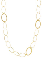 Oval link necklace