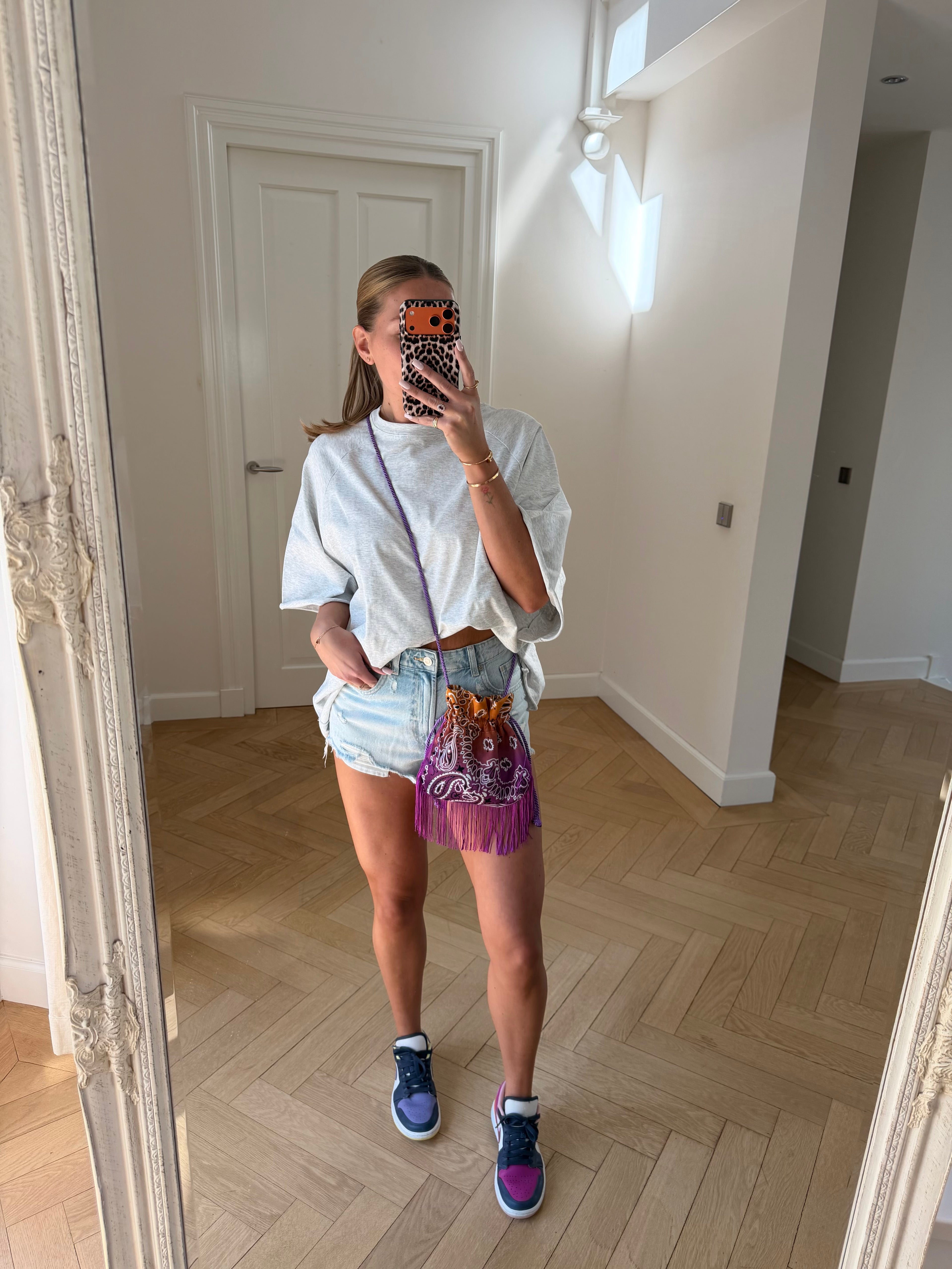 Bandana Fringe Bag Tie-dye