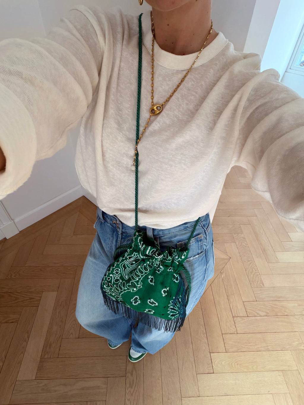 Bandana Fringebag Green