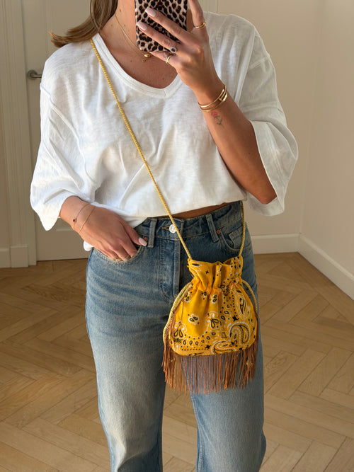 Bandana Fringebag Yellow