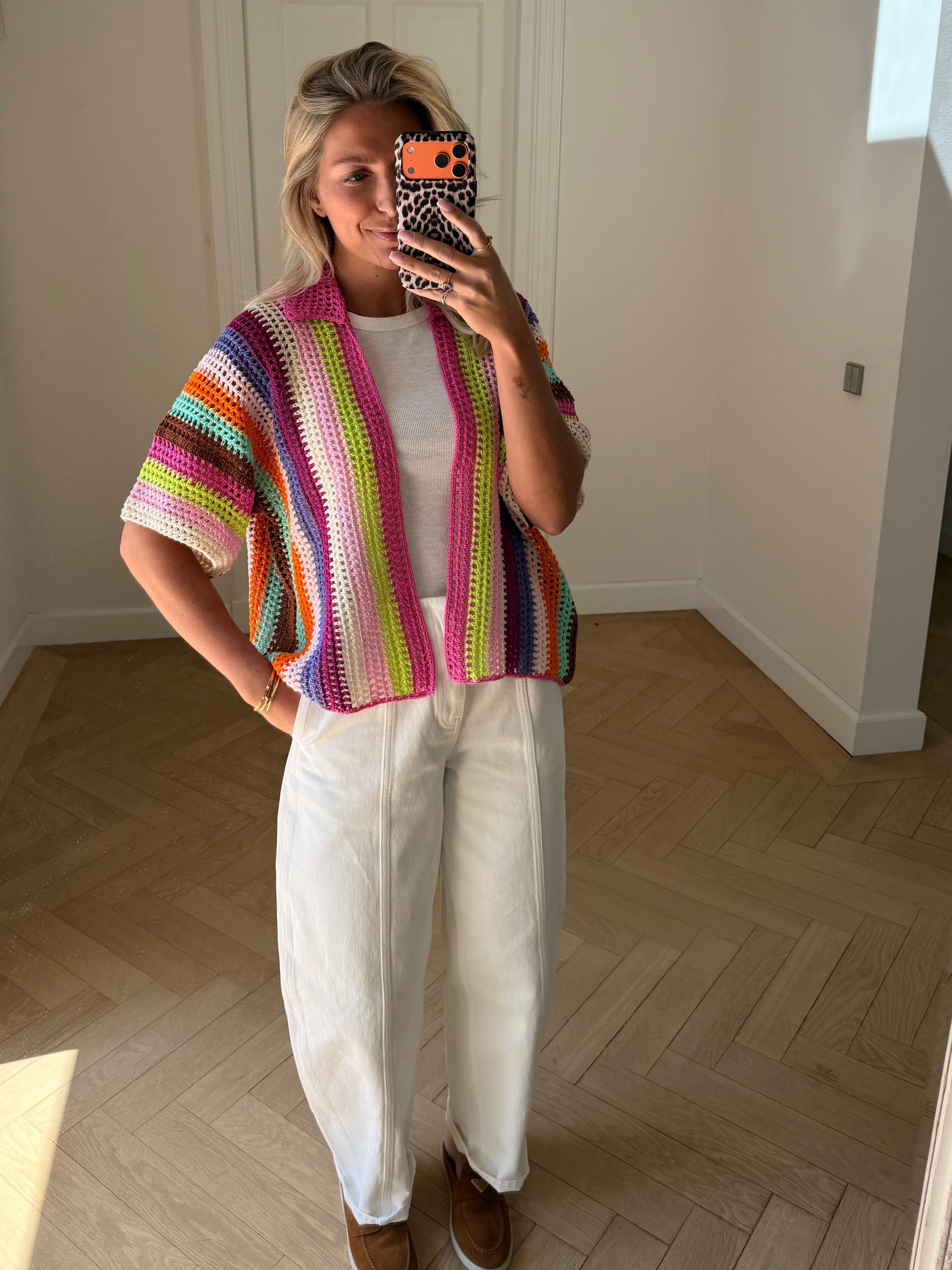 Candy Sunset Cardigan Pink