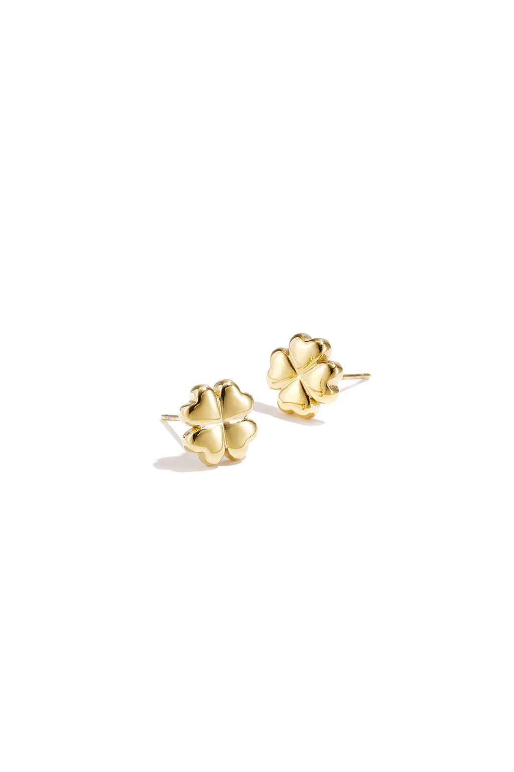 Stainless Steel Stud Earrings Clover Simple Daily Simple Series Women's jewelry