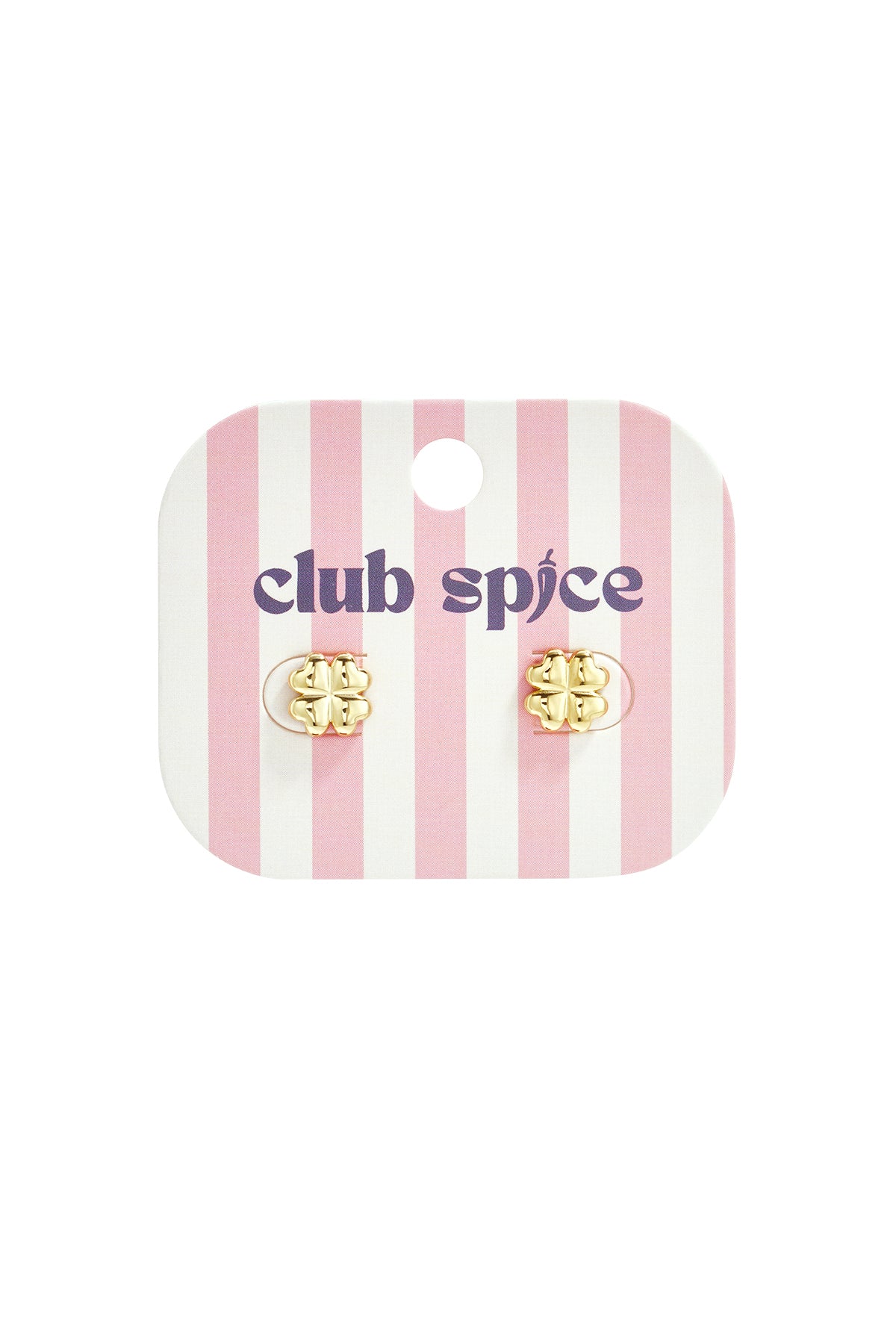 Stainless Steel Stud Earrings Clover Simple Daily Simple Series Women's jewelry