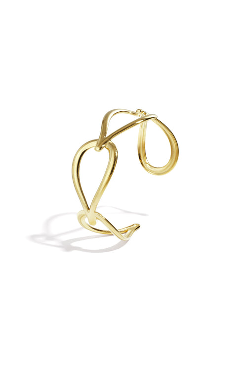 Bangle with open drops