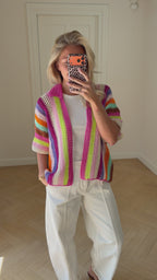 Candy Sunset Cardigan Pink