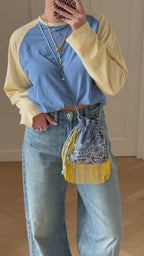 Bandana Fringebag Blue