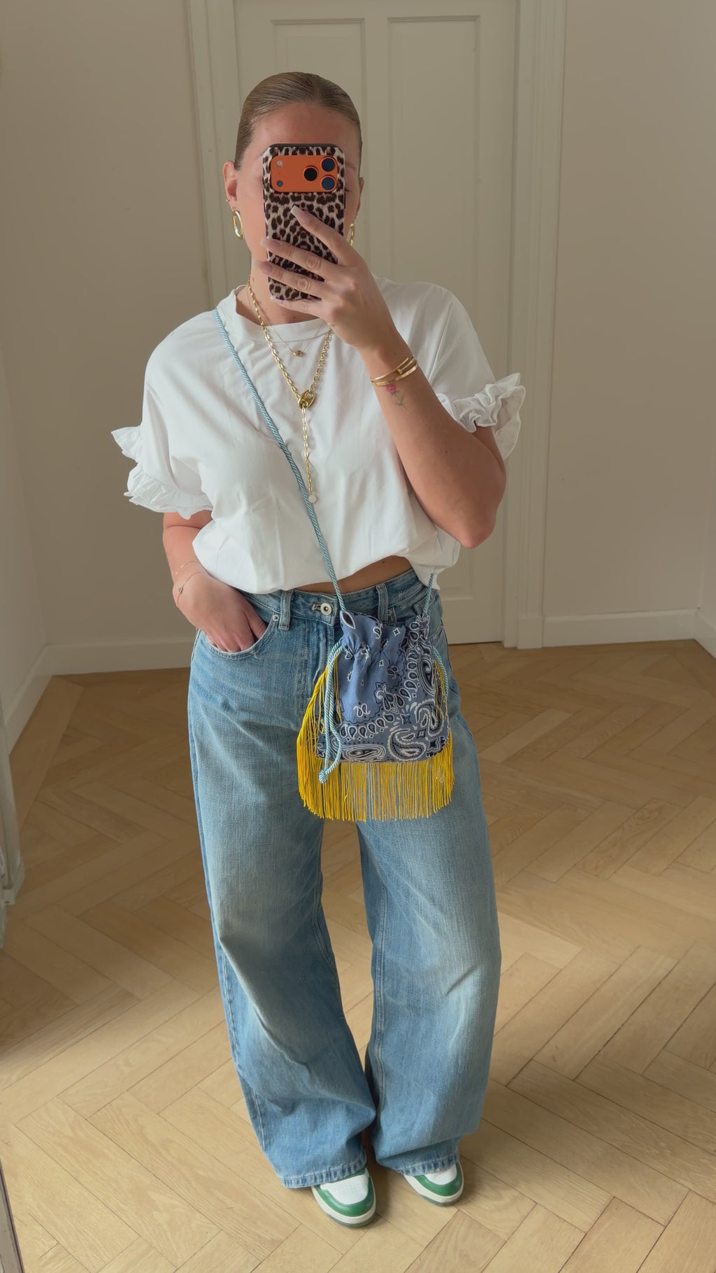 Bandana Fringebag Blue