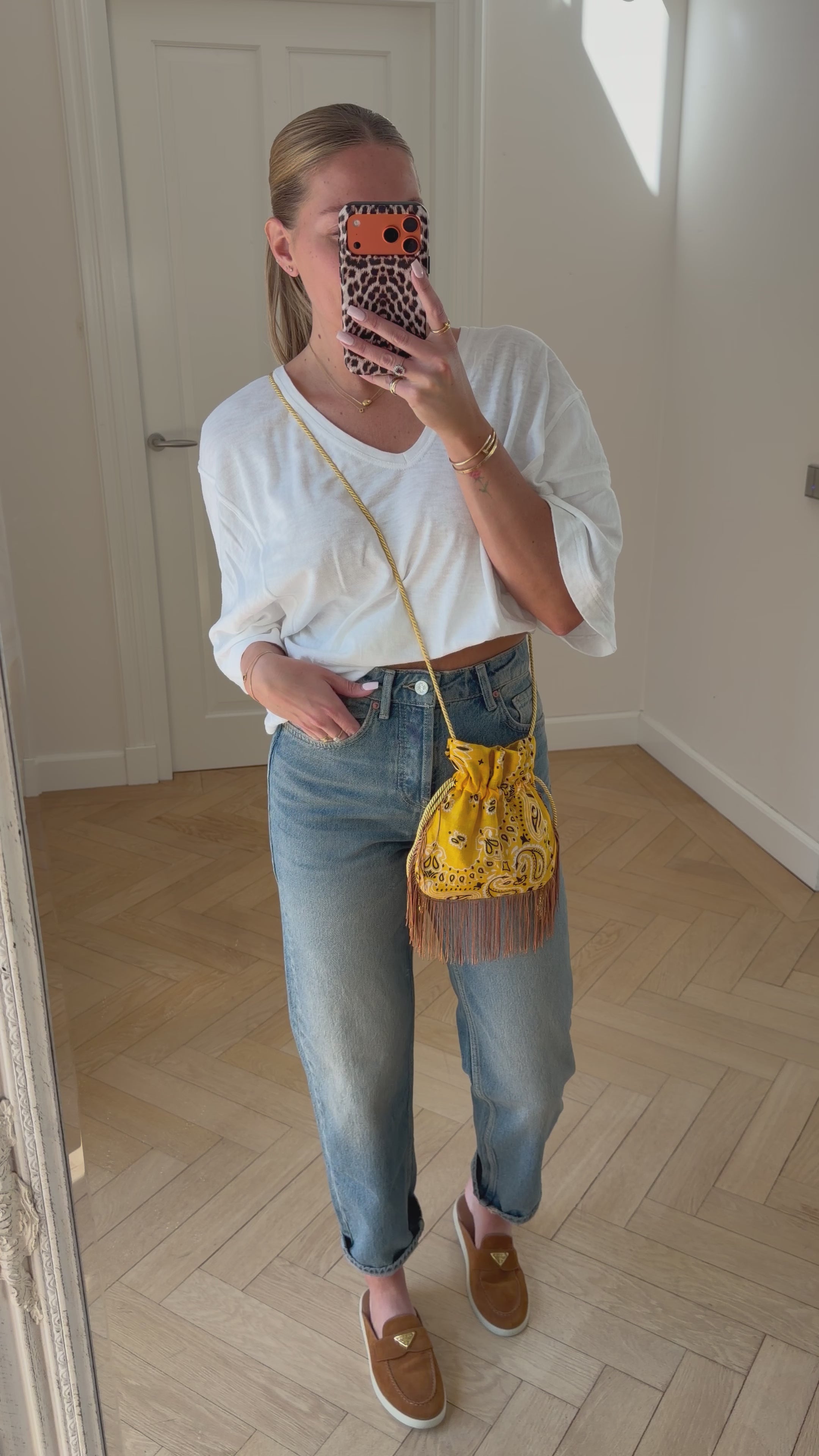 Bandana Fringebag Yellow