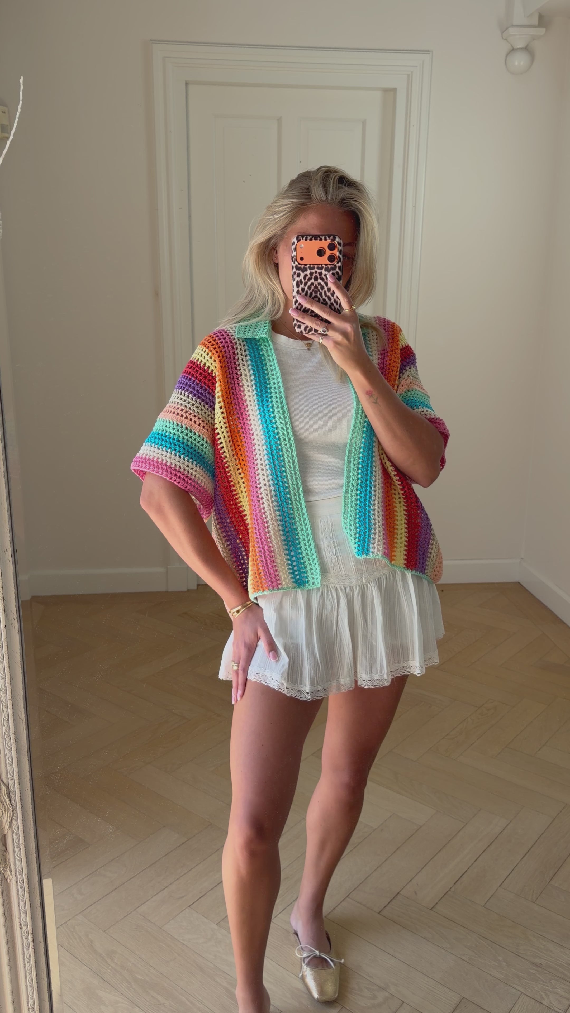 Candy Sunset Cardigan Turquoise